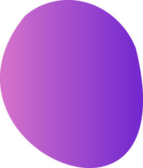 gradient blob decoration