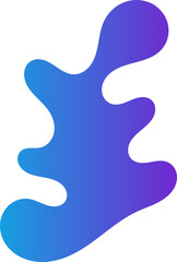 Fototapeta premium gradient blob decoration