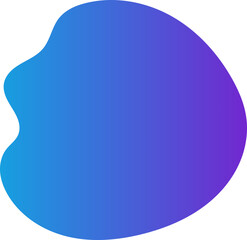 gradient blob decoration