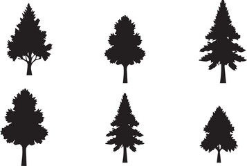 Fototapeta premium set of trees
