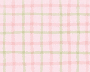 春色のチェックのパターン