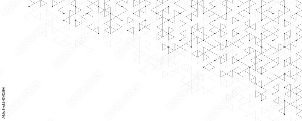 Poster Abstract background with a geometric pattern of triangle shapes. Graphic design element