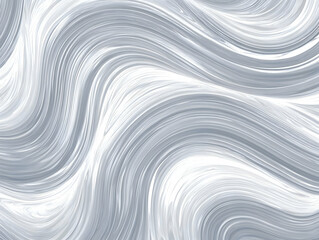 Abstract Gray and White Wavy Lines Background Creates a Smooth and Elegant Visual.