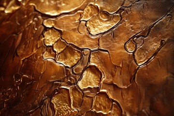 Ancient tree bark patterns, abstract macro, side-lit texture