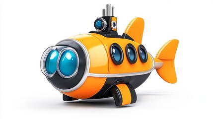 Colorful Toy Submarine for Children with Cute Design and Features