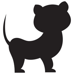 black cat silhouette svg vector cutfile for cricut 