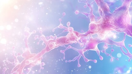 Abstract Pink Neural Network.