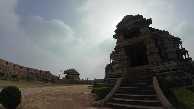 Exterior of sasbahu temple Gwalior, Madhya Pradesh