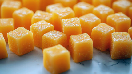 Golden Honey Candy Cubes: A Sweet and Delicious Treat