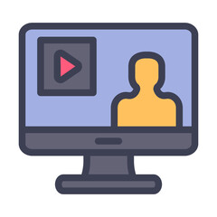 watching movie filled style