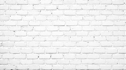 Obraz premium vintage white brick wall with faded charm for rustic and retro design projects