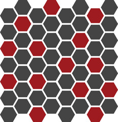 seamless hexagon pattern background colorful tile design for house 