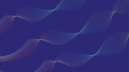 abstract blue waves background