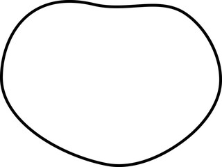 Obraz premium blob line decoration vector