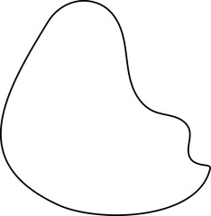 blob line decoration vector