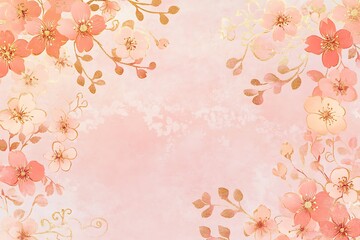 Delicate Pink Cherry Blossoms in a Gentle Spring Setting