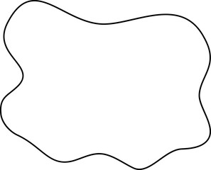 Obraz premium blob line decoration vector