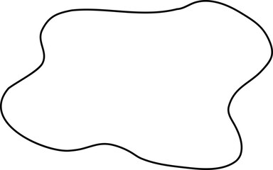 blob line decoration vector