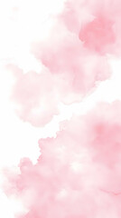 Soft Pink Watercolor Background Creates a Dreamy and Romantic Atmosphere Perfectly.