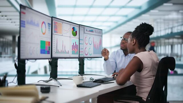 KPI Business Analytics Data Dashboard