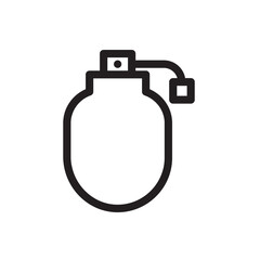 Perfume bottle with an elegant design and sleek shape, perfect for fragrance.