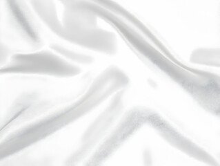 Naklejka premium White Silk Fabric Flows and Creates Elegant Drapes Smoothly