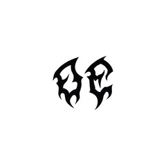 OE monogram logo design letter text name symbol monochrome logotype alphabet character simple logo