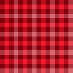 Seamless plaid pattern background in red and grey.