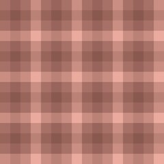 Seamless plaid pattern background in pastel brown.