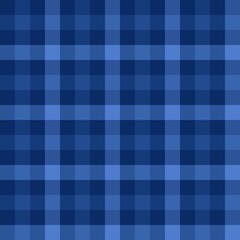 Obraz premium Seamless plaid pattern background in blue.