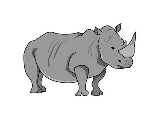 アフリカのビッグ5の野生動物、サイ