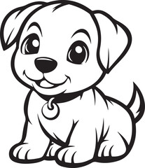 illustration of a puppy