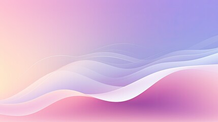 Soft, flowing abstract waves in pastel colors creating a serene and calming background.