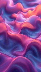 Obraz premium Abstract Pink and Blue Liquid Wave Background Wallpaper