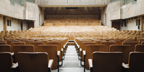Empty Auditorium - Architectural Interior