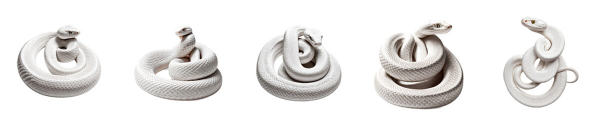 Fototapeta premium Serpentine elegance captured in a striking array