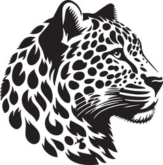 Tiger Face Minimalist Vector