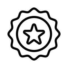 top review star item product outline icon