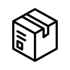 package shipping outline icon