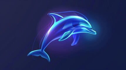 Glowing Dolphin