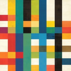 Colorful abstract art display contemporary gallery digital artwork vibrant environment aesthetic viewpoint