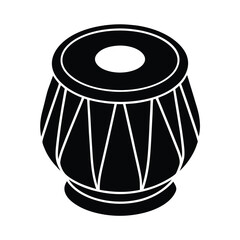 a ghatam clay drum vector illustration
