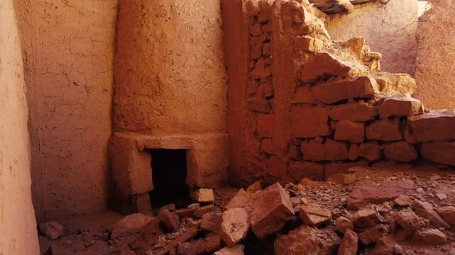 palai ksar bent el khos of M'barka Bent El Khass the famous sovereign who governed the Br&eacute;zina tribe El Bayadh Algeria