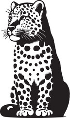 Tiger Full Body Vector SIlhouette Design