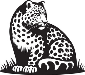 Tiger Full Body Vector SIlhouette Design