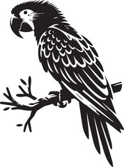 Spix Macaw Parrot Vector Design 