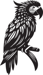 Spix Macaw Parrot Vector Design 