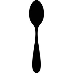 Simple vector icon dinner spoon