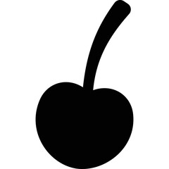 Simple vector icon cherry