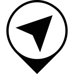 Simple vector icon location
